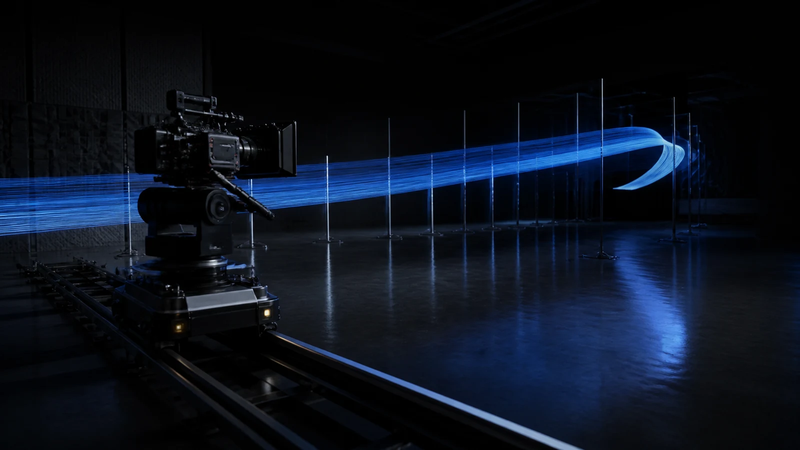 Dynamic motion scene illustrating a Seedance 2.0 Fast production workflow
